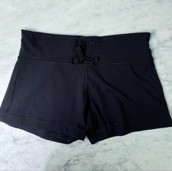 Lululemon Black Workout Running Yoga Ballet Boogie Dance Shorts XS - Picture 1 of 4